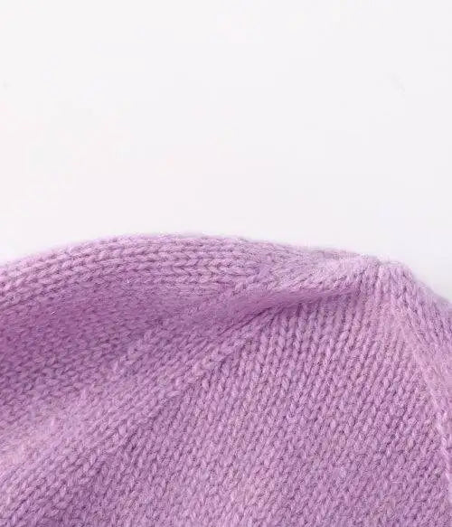Jasmine Color Block Cashmere Beanie