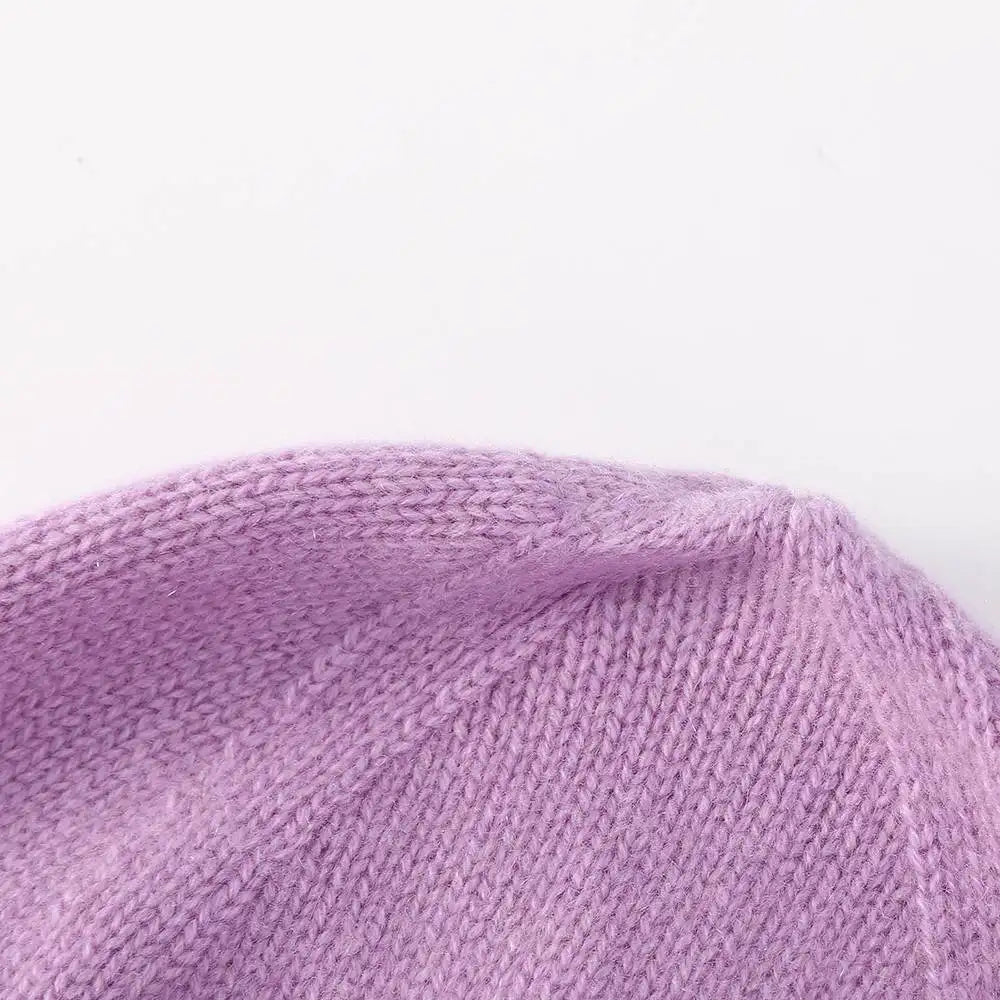 Jasmine Color Block Cashmere Beanie